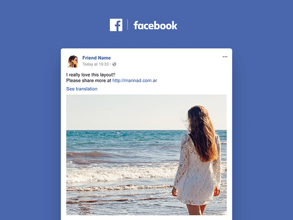 Facebook marketing - Facebook poszt